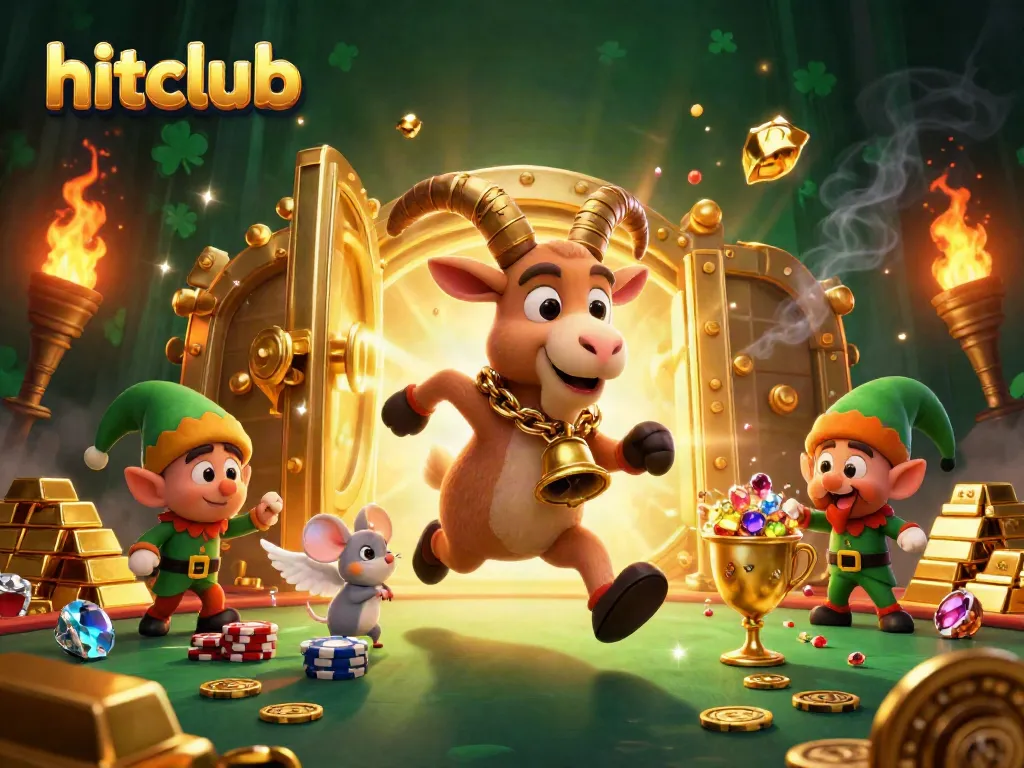 Win big at hitclub's holiday-horror casino featuring Krampus, mischievous elves, and treasure galore.