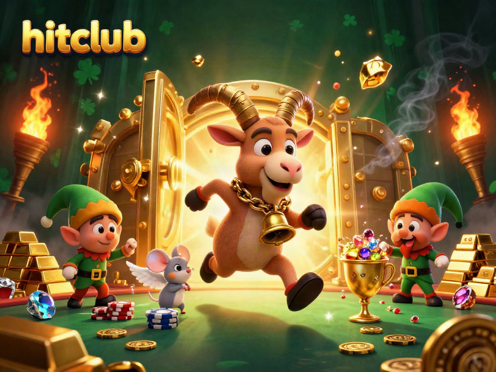 Win big at hitclub's holiday-horror casino featuring Krampus, mischievous elves, and treasure galore.